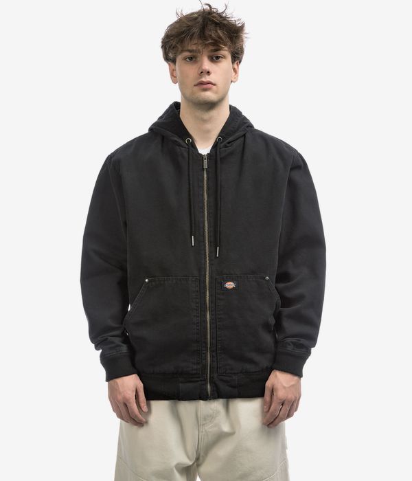 Dickies Hooded Duck Canvas Jacke (black)