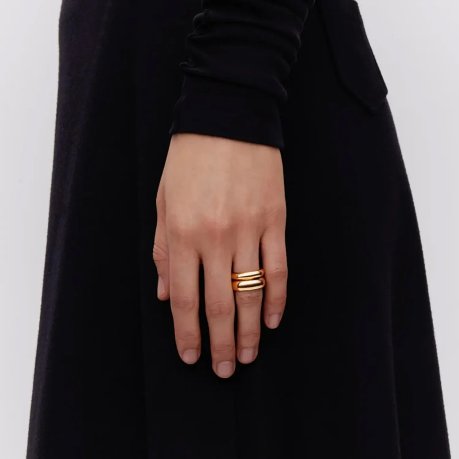 Maria Black Omotesando Ring 18 kt. Forgyldt Sølv 500479YG