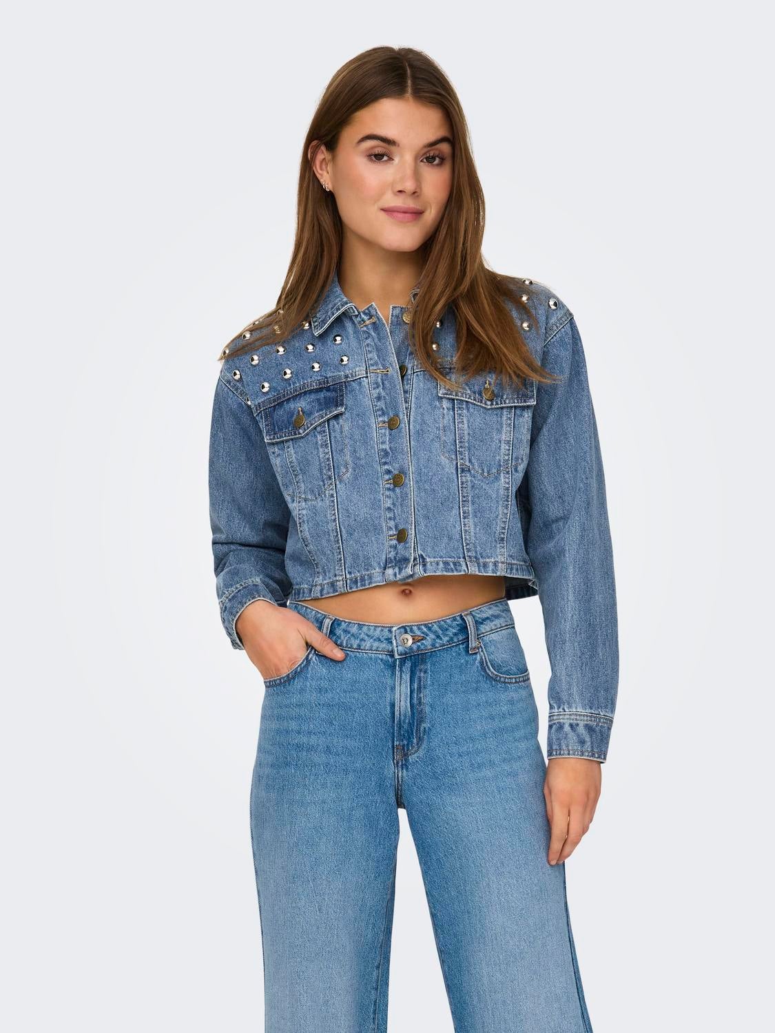 ONLZENDAYA Jeansjacke Medium Blue Denim