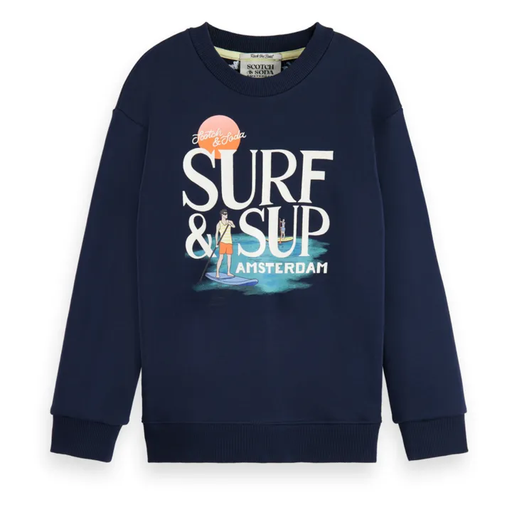Scotch & Soda Sweat Surf & Sup | Bleu nuit