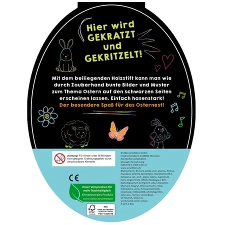 ars Edition Mein Oster-Kritzkratz-Ei