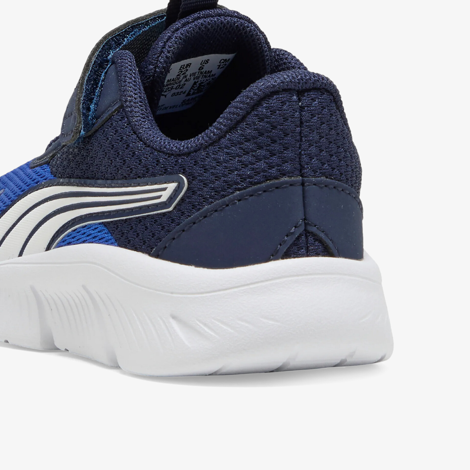 PUMA Flex Focus Kinder Trainingsschuhe blau