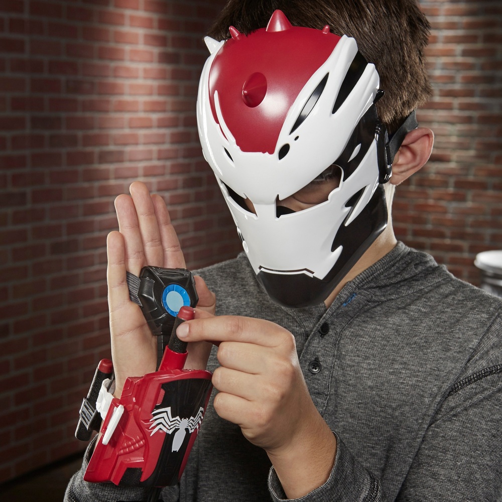Spider-Man Maximum Venom Venomized Iron Man Masken-Set
