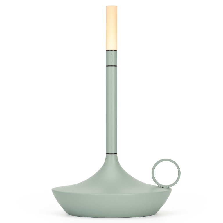 Graypants Wick Small tafellamp LED oplaadbaar Sage Green