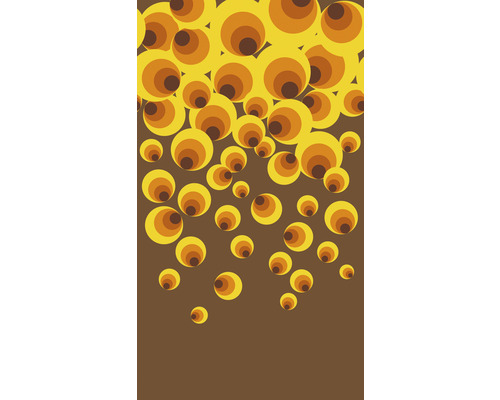 Vliesbehang 39258-1 The Wall II Retro Bruin Geel 3-delige set 159 x 280 cm