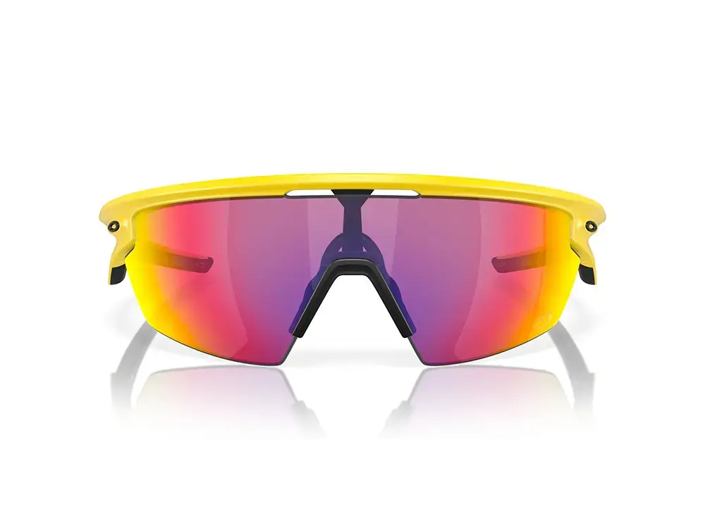 Oakley Sphaera Sport Zonnebril Prizm Road Lens Mat Geel