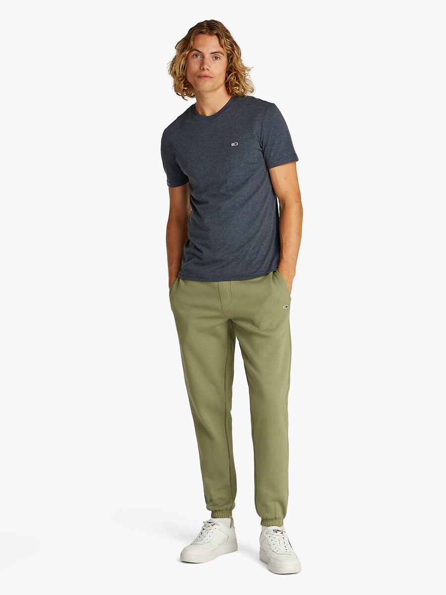 TOMMY JEANS<br>Camiseta elegante com gola redonda e jaqueta