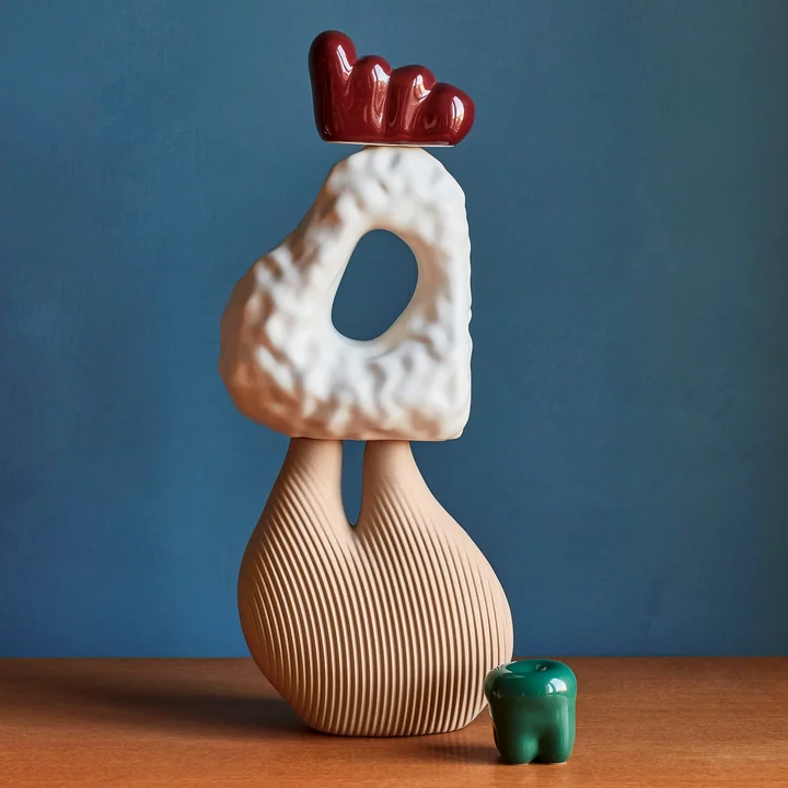 HAY - W&S Soft Kerzenhalter, Ø 9,5 x H 18 cm, soft gelb