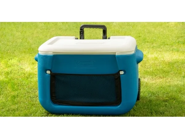 Coleman 2000036081, Blå, Hvid, Polypropylen (PP), Polyurethan (PU), 2 hjul, Sort, 46 L