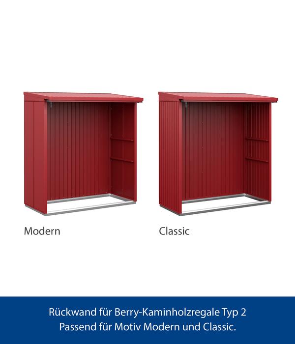Hörmann Rückwand für Berry-Kaminholzregal