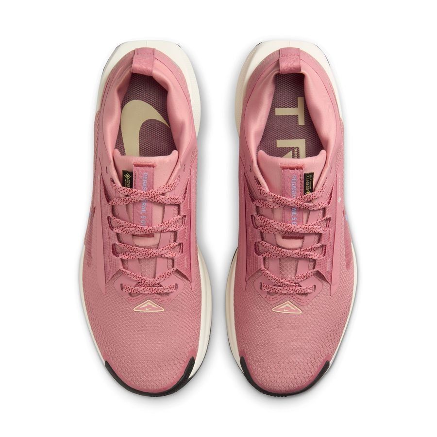 Nike Chaussures de Running Pegasus Trail 5 Gore-Tex - Red Stardust/Marron/Lilac Ice Femme