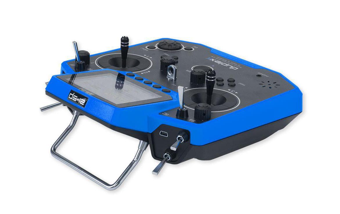 Fernsteuerung DS-12 Blau Duplex EX<br>Handlicher Sender mit Kunststoffgehäuse in Multimode Ausführung