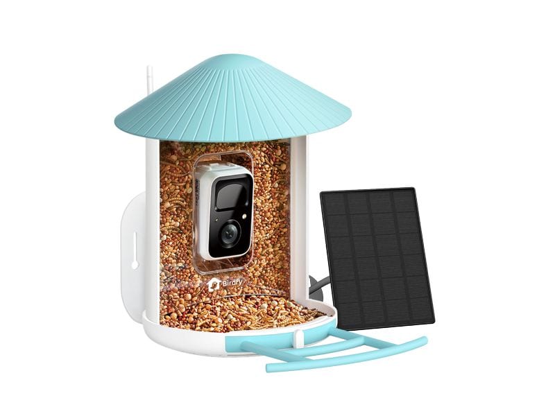 Birdfy Futterspender Basic Solar Vogelfutterspender mit Kamera und Lifetime AI