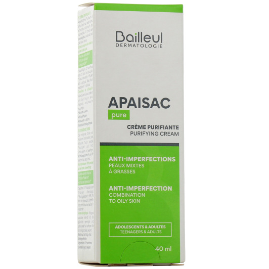Crème purifiante Apaisac Biorga - Anti imperfections