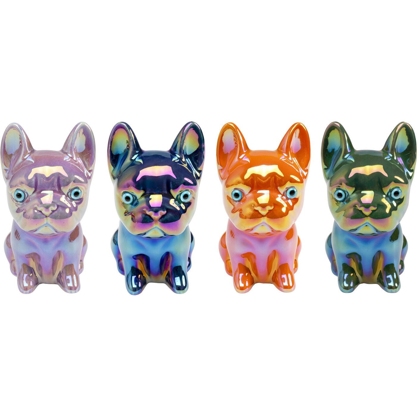 Spaarpot glanzende puppy's (4|set) Kare Design