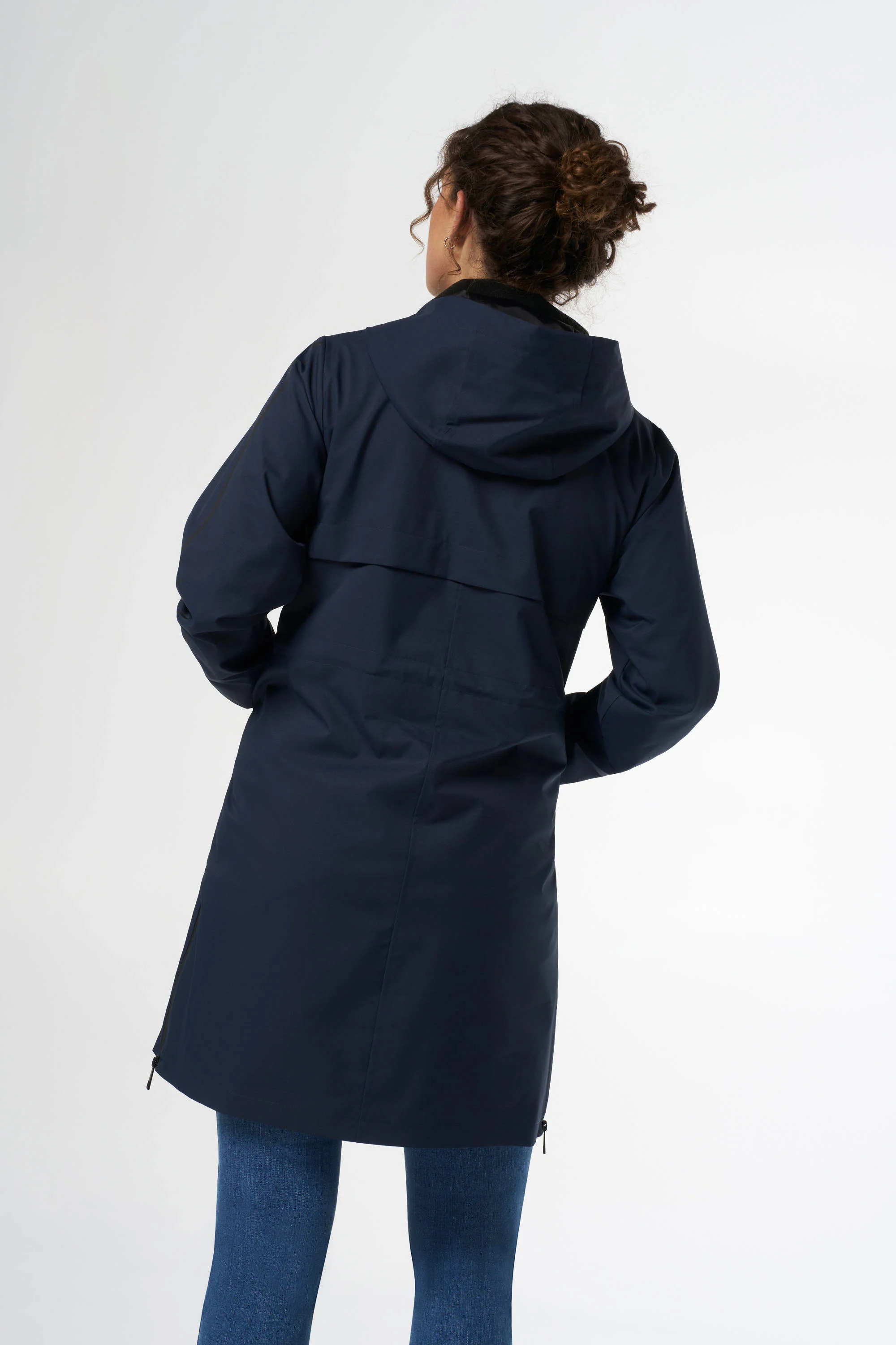 MS Mode regenjas donkerblauw