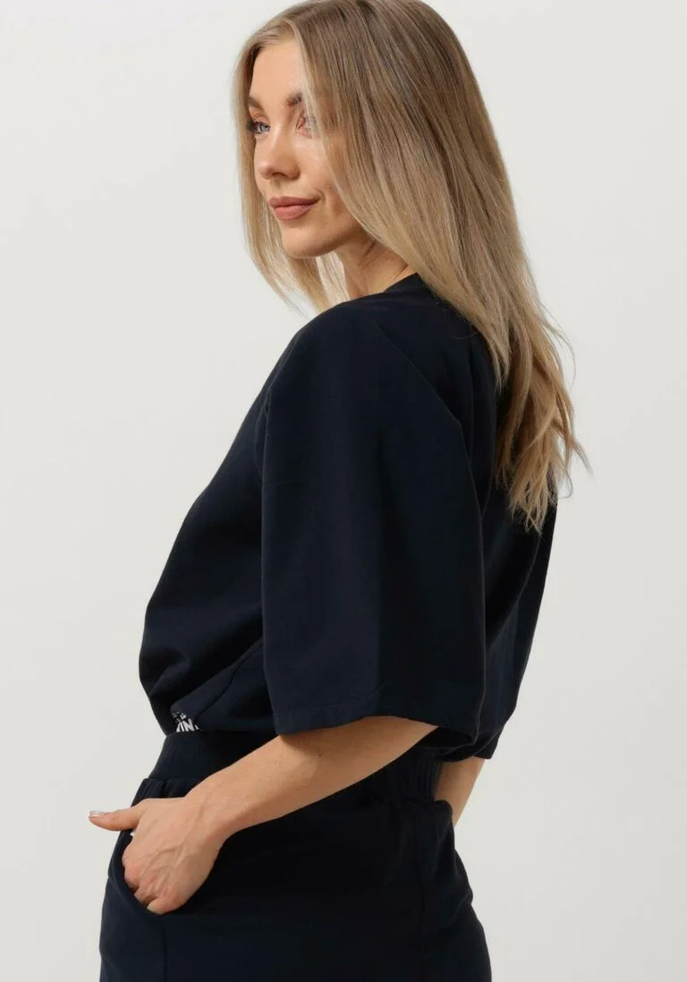 PENN & INK donkerblauwe penn & ink trui sweater print
