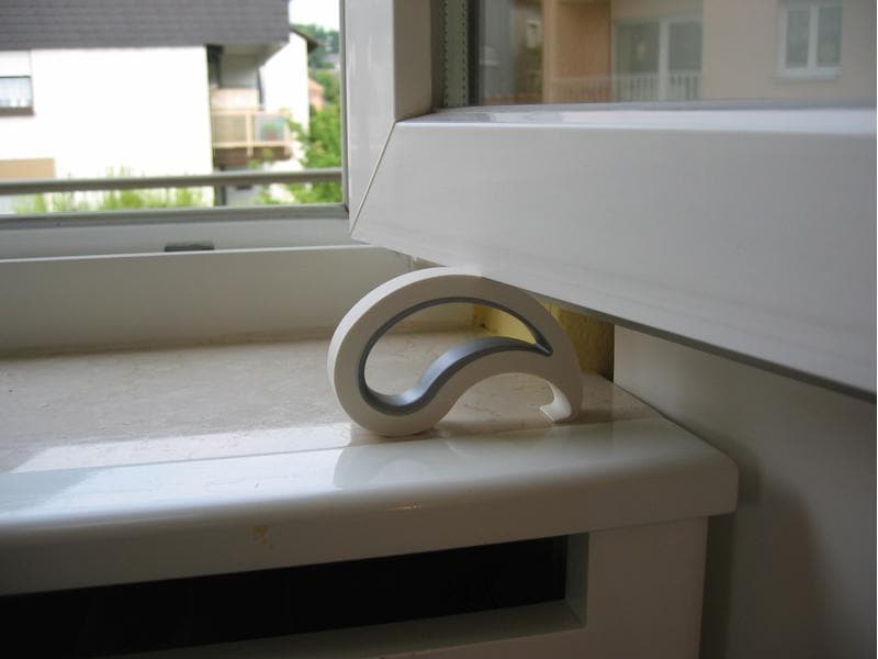 Mediashop Türsicherung 10 x 5.5 x 2 cm, Weiss Tür- und Fensterstopper