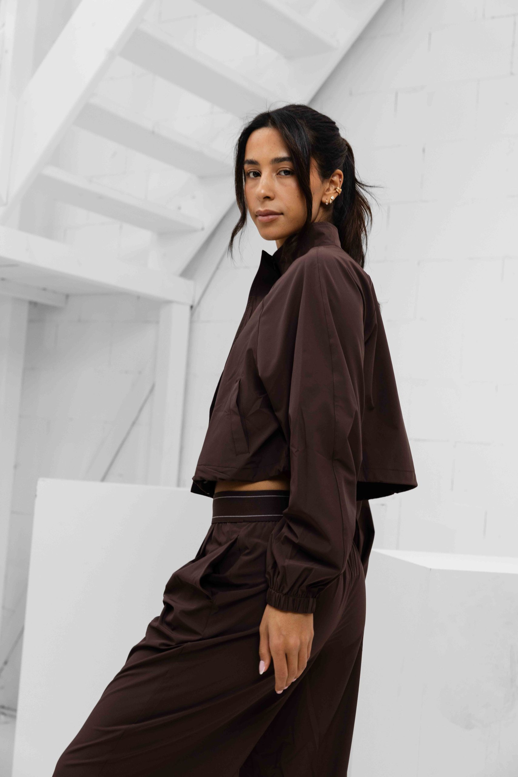 Unique The Label Gigi Set Dames Bruin