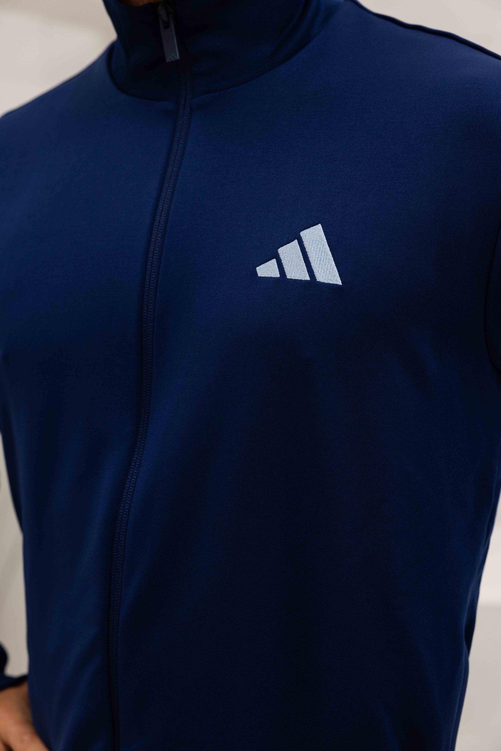 Adidas French Terry Trainingspak Heren Blauw