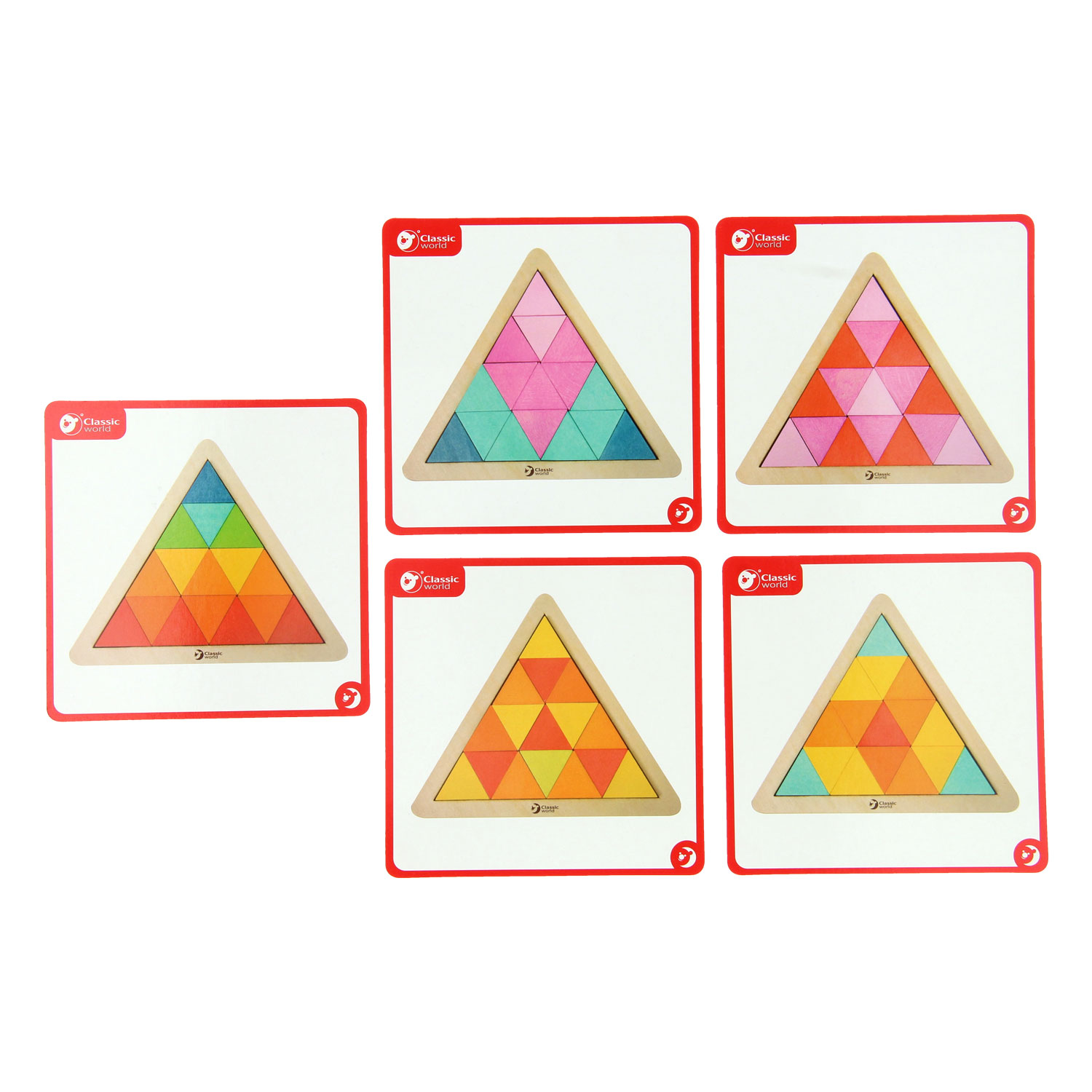 Classic World Houten Mozaïekpuzzel, 67st.