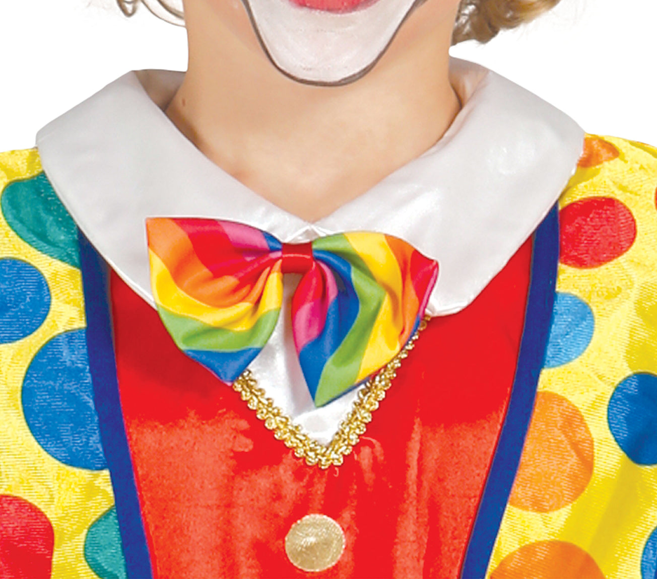 Clown Kostuum Gekleurd Kind