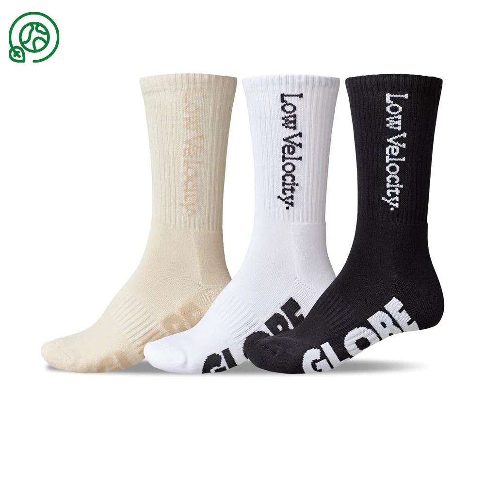 Globe LOW VELOCITY - Chaussettes x3 Homme assorted