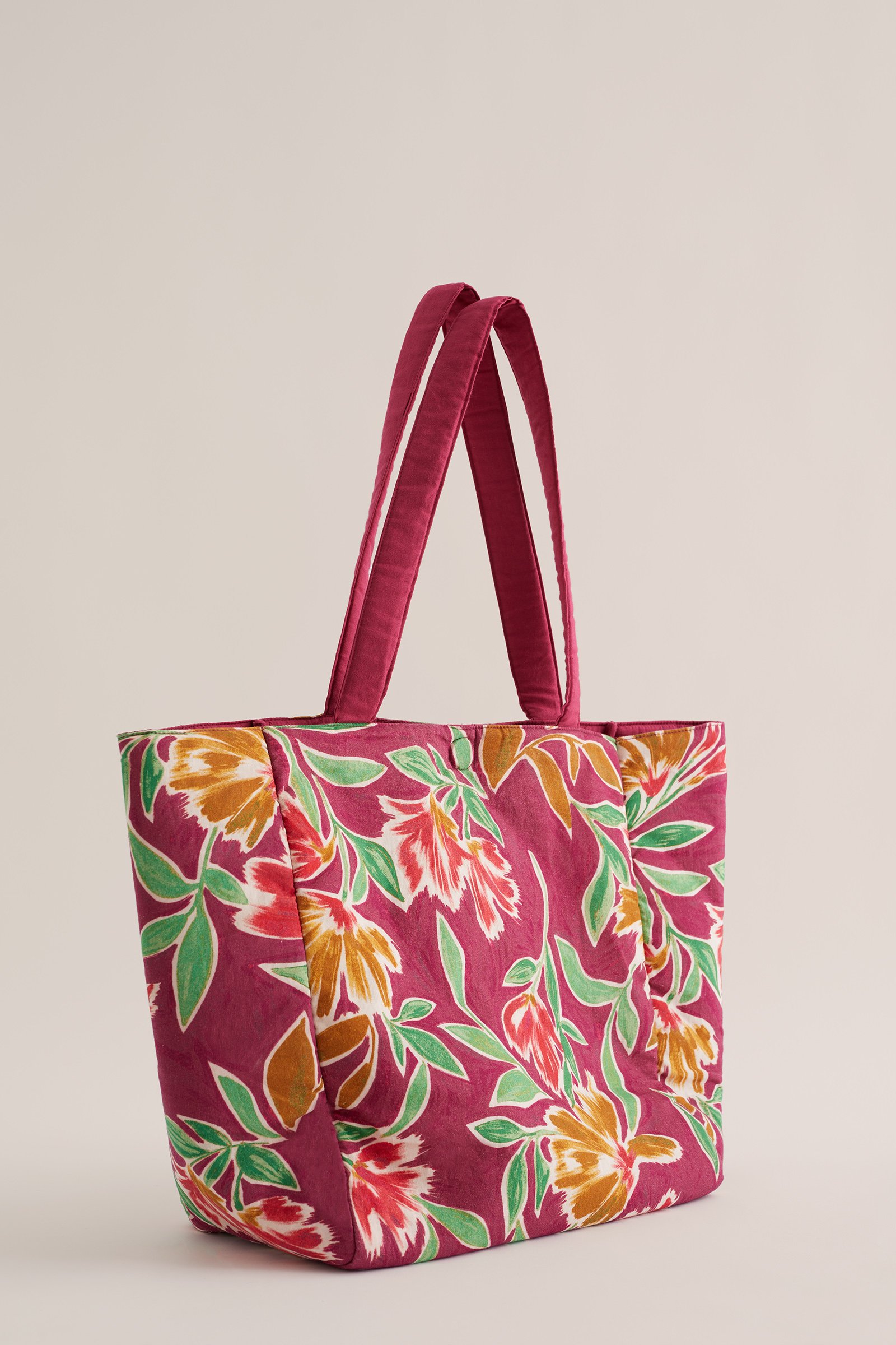 reversible tas met dessin WE Fashion Paars