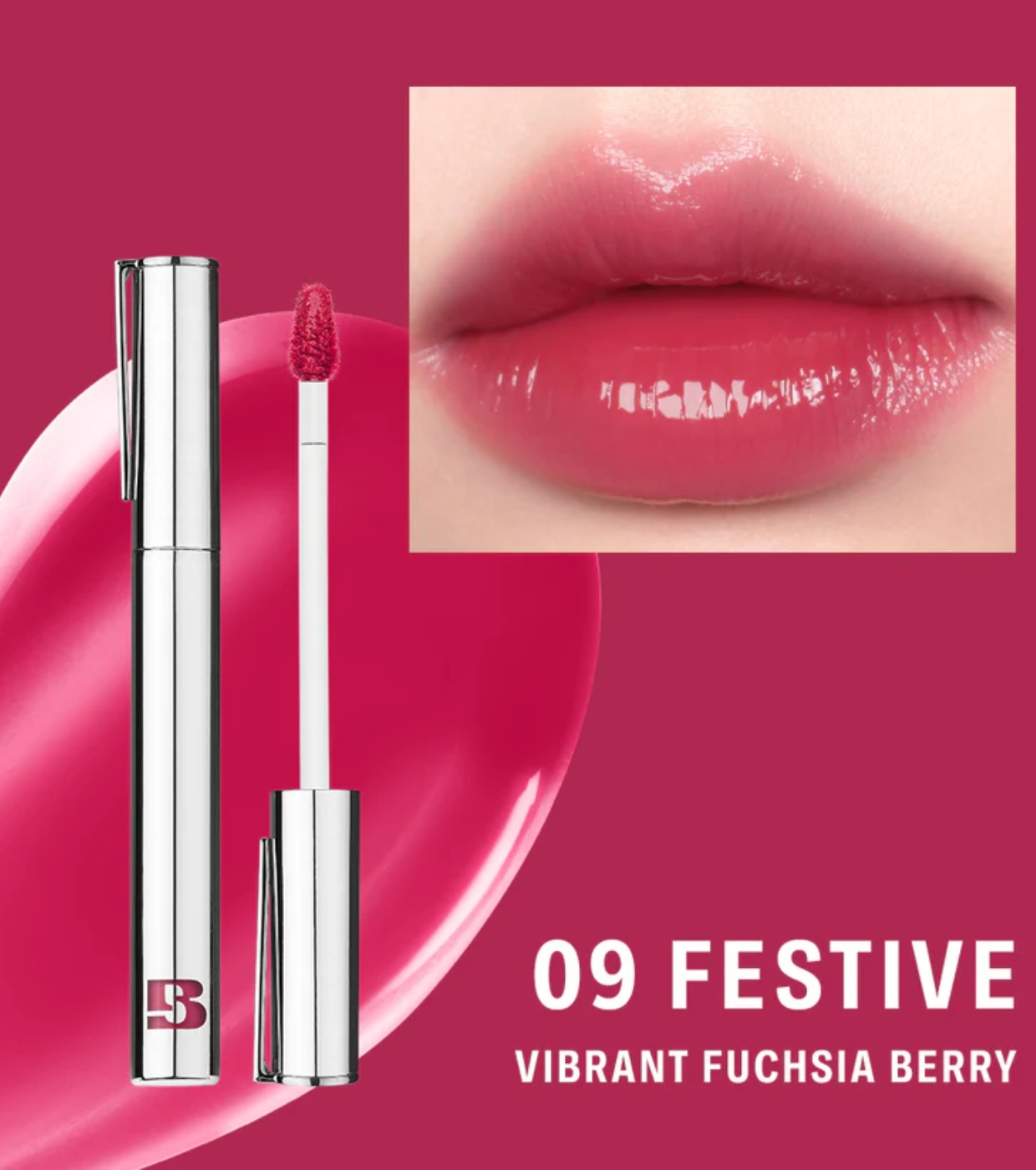 Braye - Tinta Labial Thin Glow Tint - 09: Festive