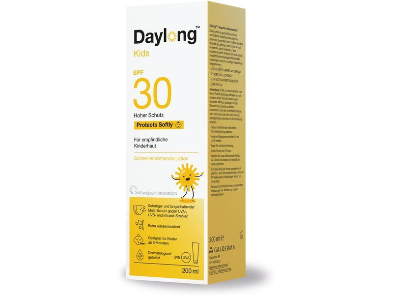 DAYLONG Sonnenlotion Kids LSF 30 200 ml Sonnencreme für Kinder