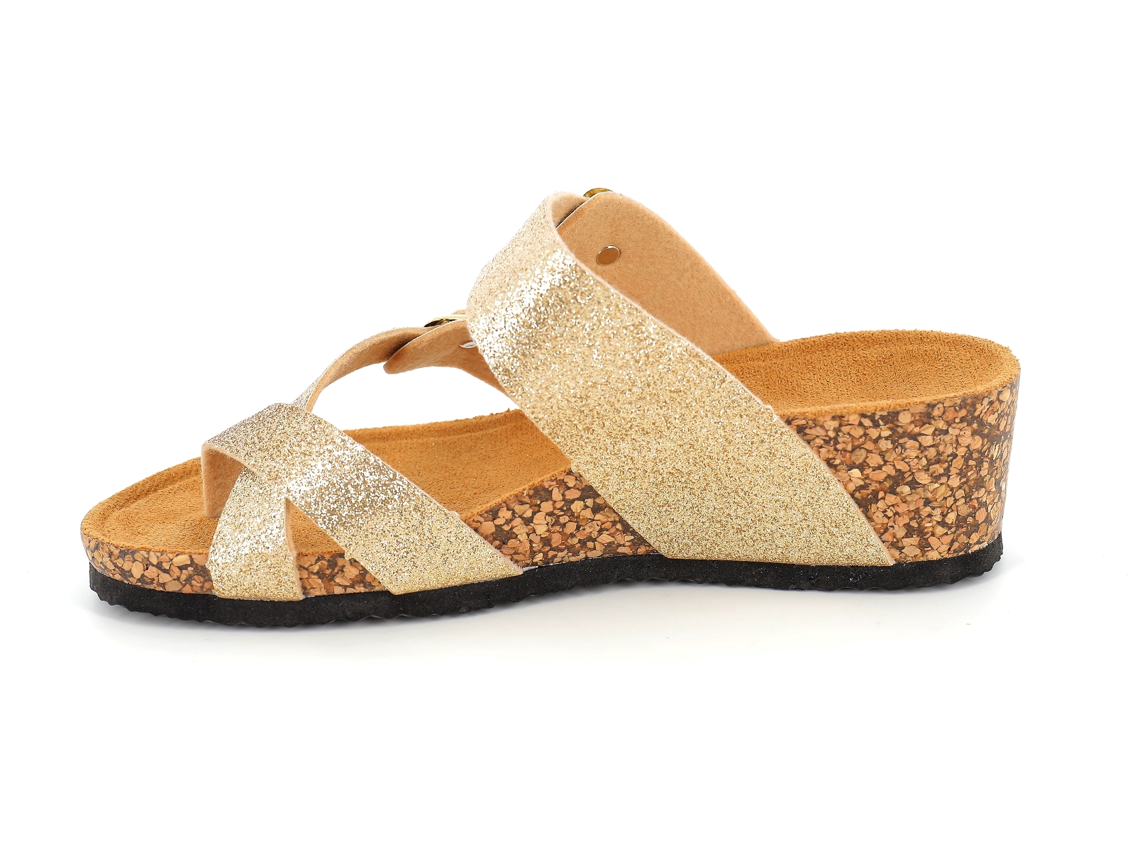 F brand-B837053 Synthétique Or