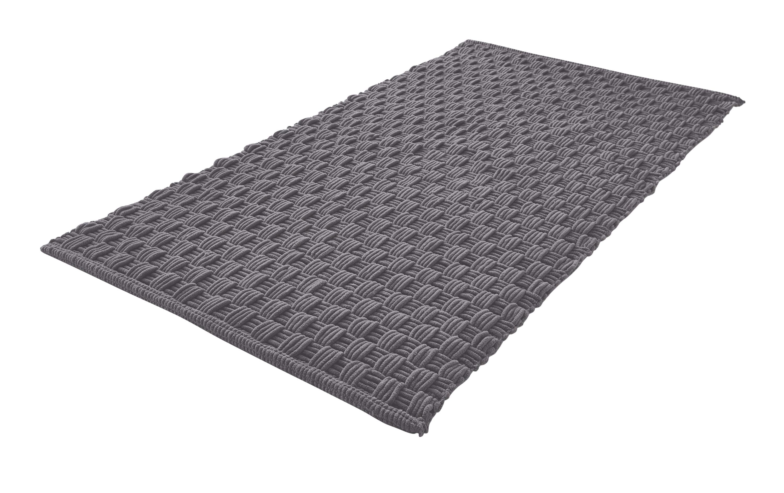 Badteppich Matino 70 x 120 cm, GrauBadematte