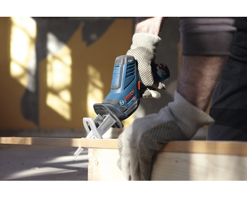Bosch Professional GSA 12V-14 accu-reciprozaag inclusief 1 x S 522 EF reciprozaagblad en 1 x S 511 DF reciprozaagblad, zonder accu en lader