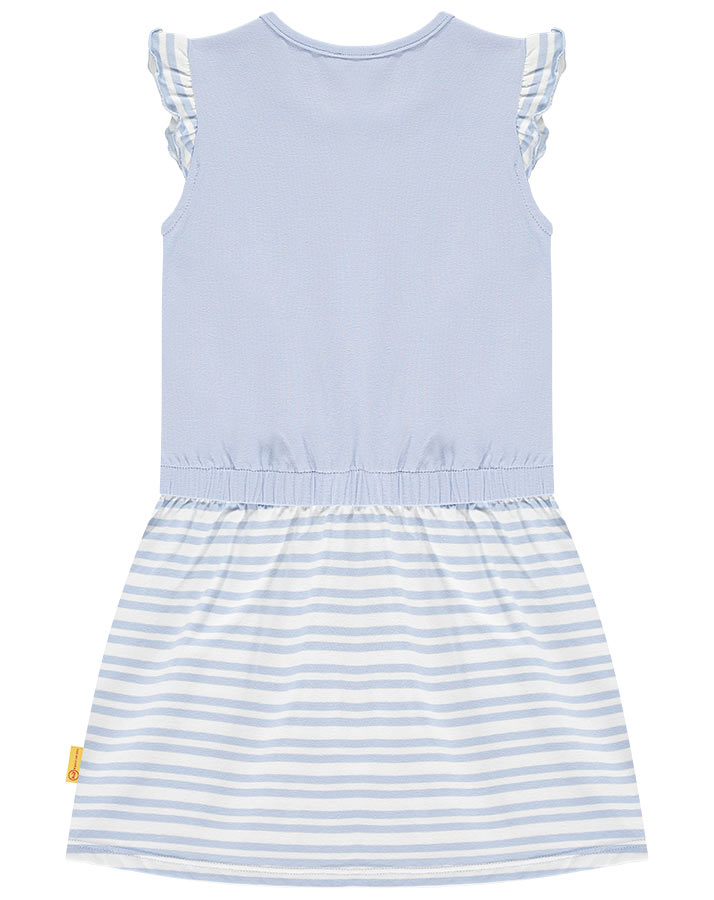 Kleid MINI GIRLS – SUMMER DAY mit Flügelärmeln in hellblau