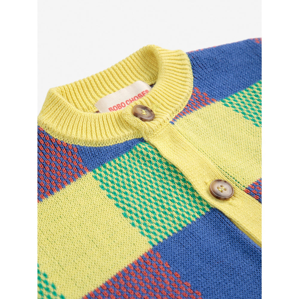 Køb Bobo Choses Multicolor Multicolor Vichy Jacquard Cardigan