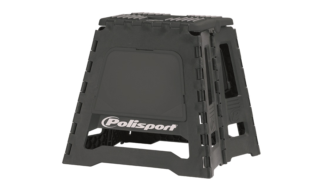 Skammel MX/CROSS Polisport foldbar, sort