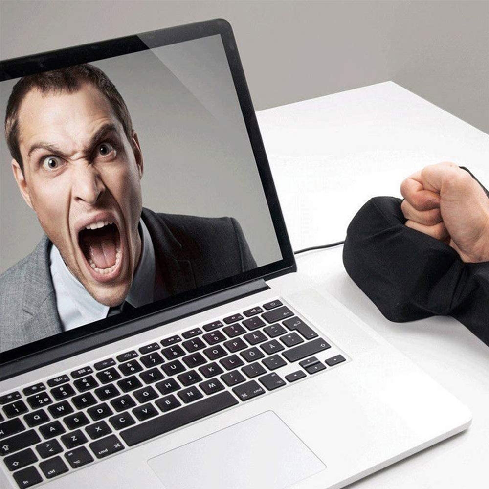 (21 cm) XXL Enter Taste Anti-Stress Kissen Grosse Eingabetaste USB-Anschluss PC / Laptop