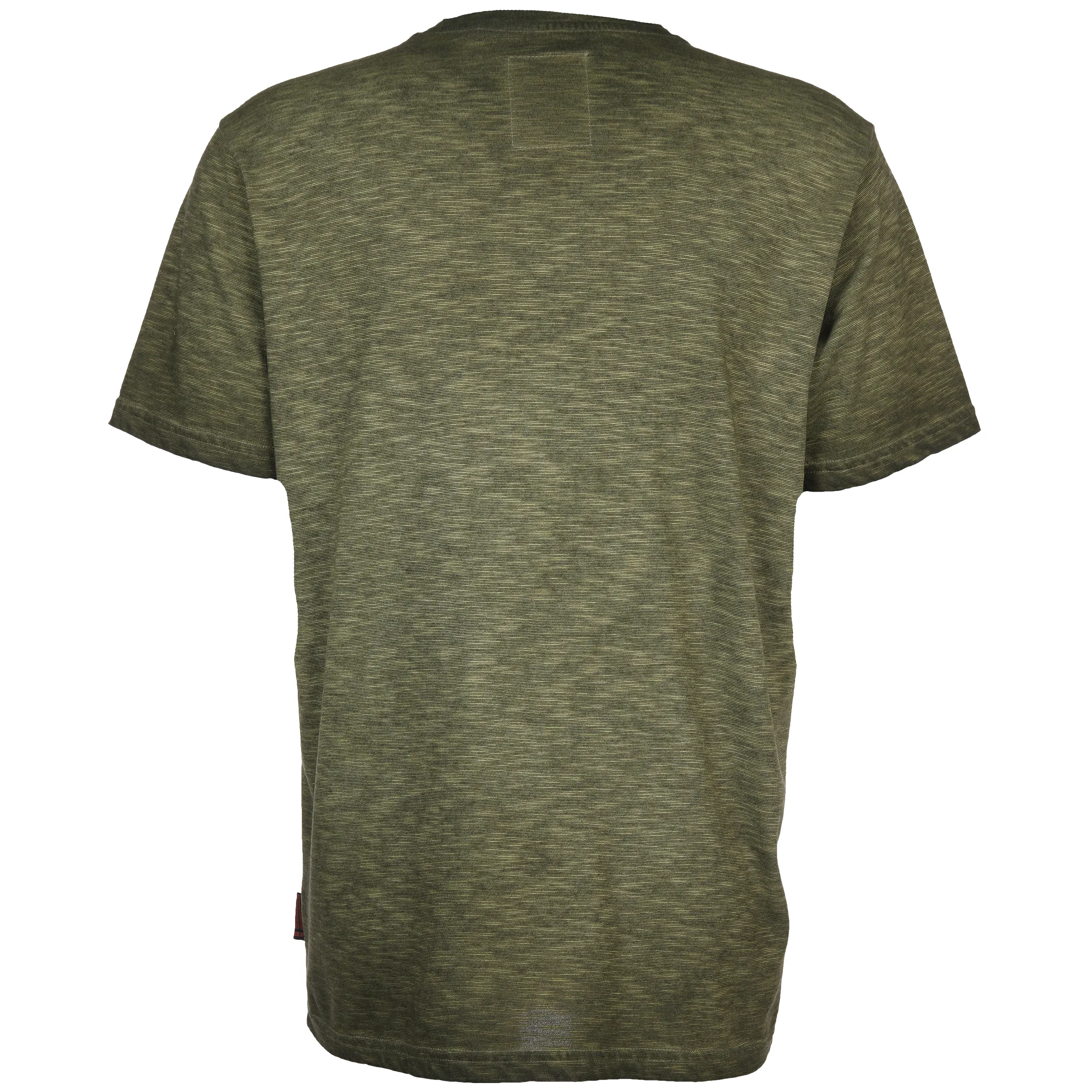 Herren Henleyshirt mit Frontprint