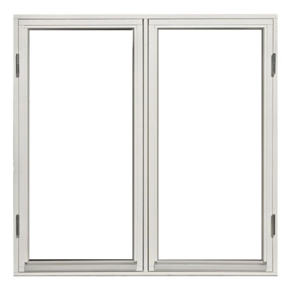 VINDU SOLID ELEMENTS SIDEHENGT 12X12 2-LUFT HVITMALT 2-GLASS
