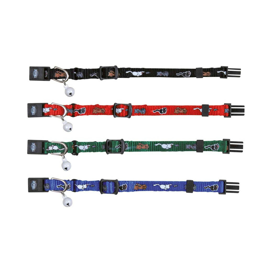 Collier chaton coloris divers