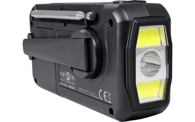 Origin Outdoors Multi Kurbelradio DAB+ 4000 mAh schwarz