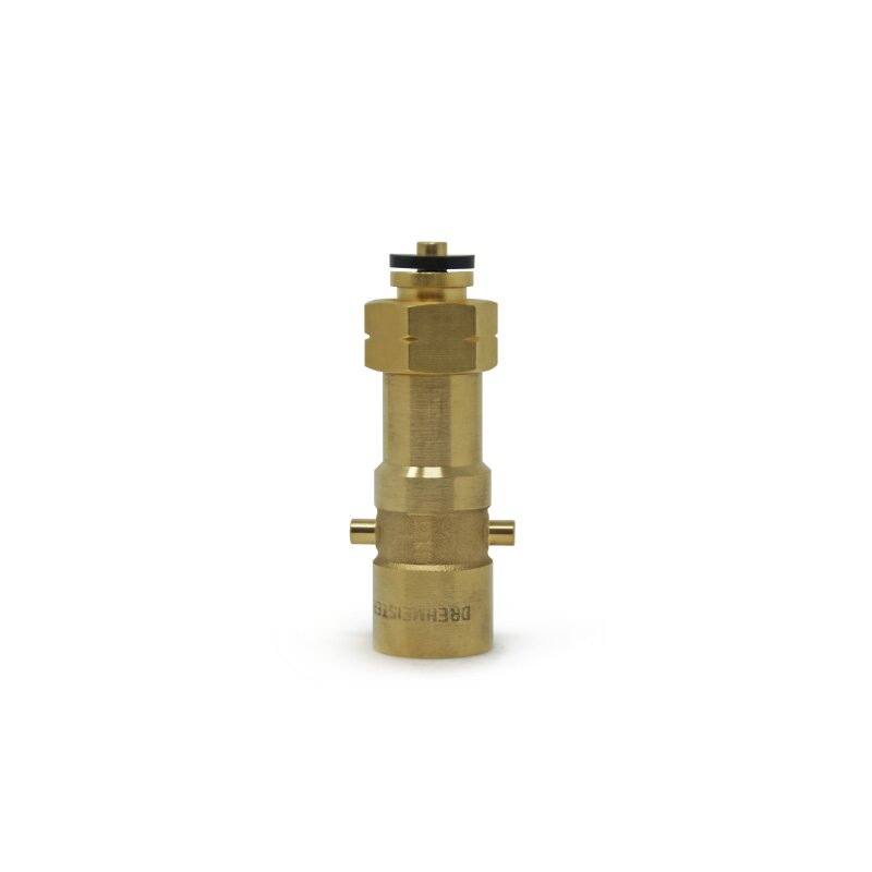 DREHMEISTER Bajonett Gasflaschen Adapter Campinggas Adapter W21,8x1/14 LH (G.5) - 95mm