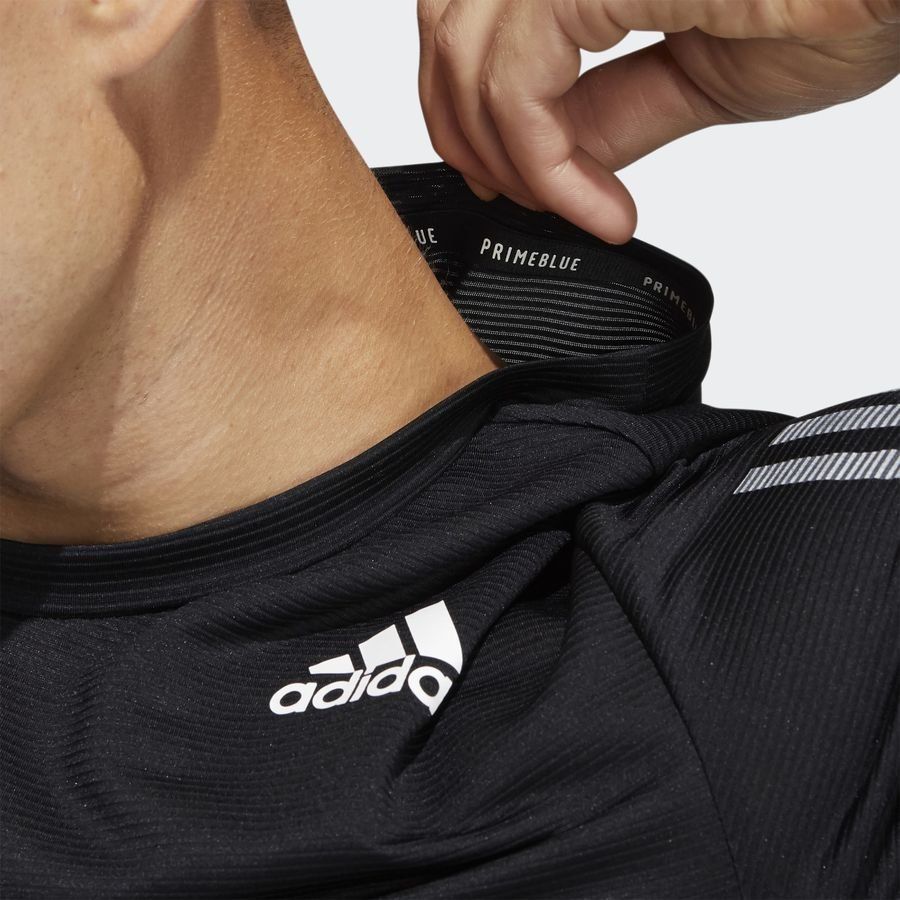 adidas T-shirt d'Entraînement Primeblue Aeroready 3-Stripes - Noir