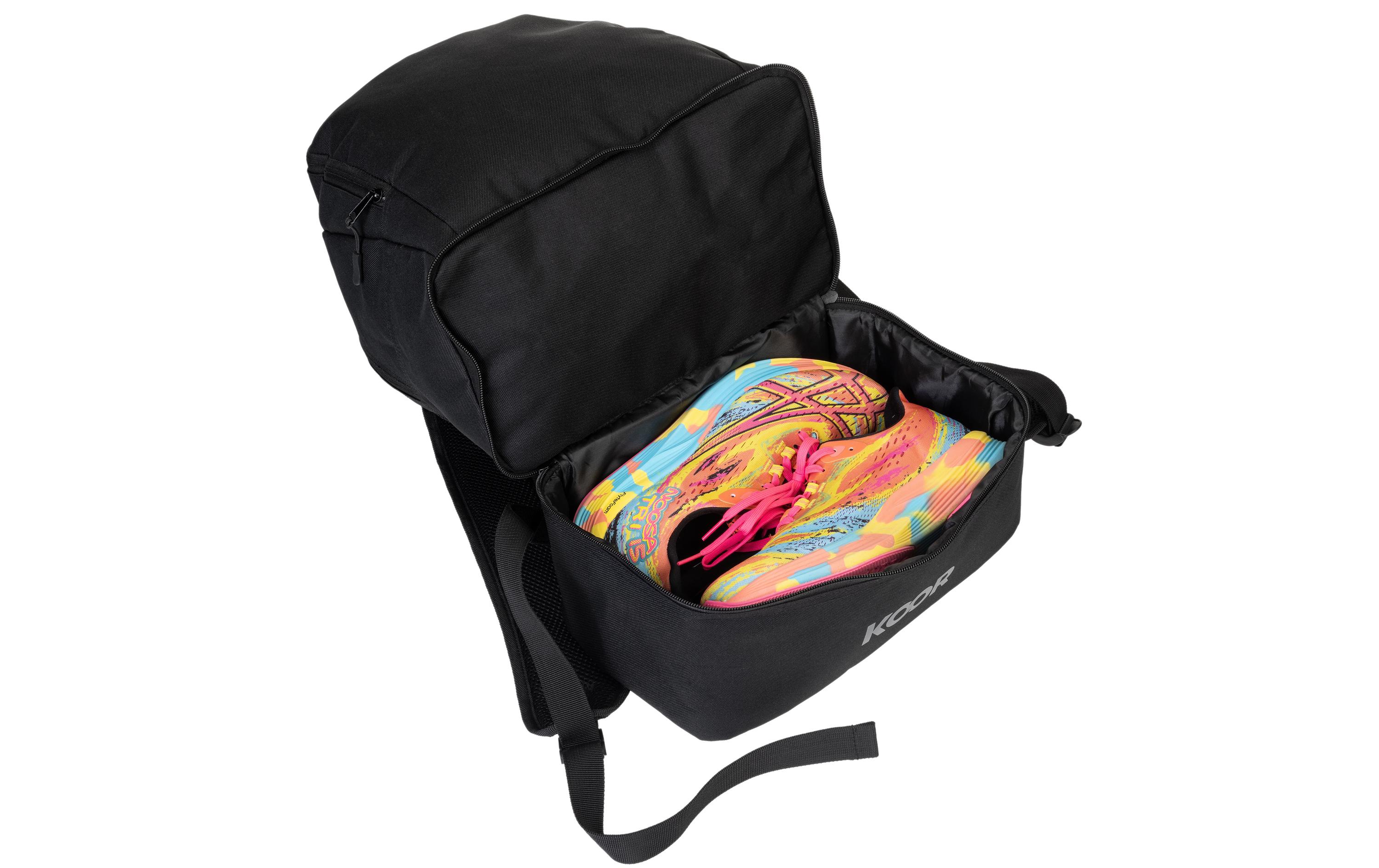 Rucksack 25 l, SchwarzSportrucksack mit Schuhfach