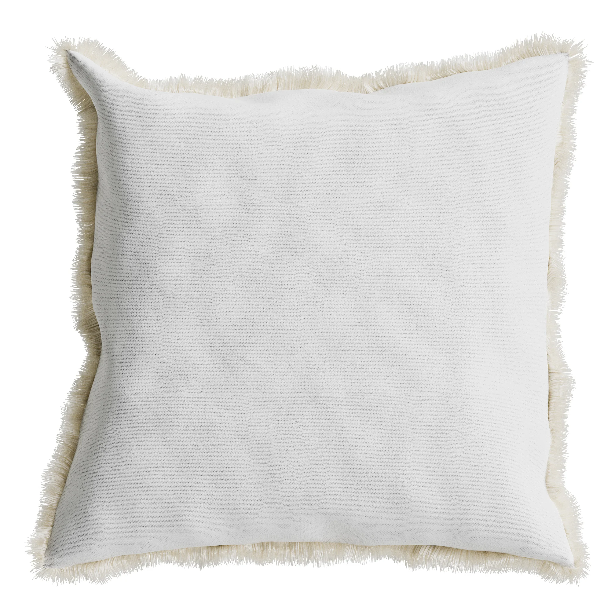 DAKAR - Coussin carré feuillage tropical bleu | Multicolore