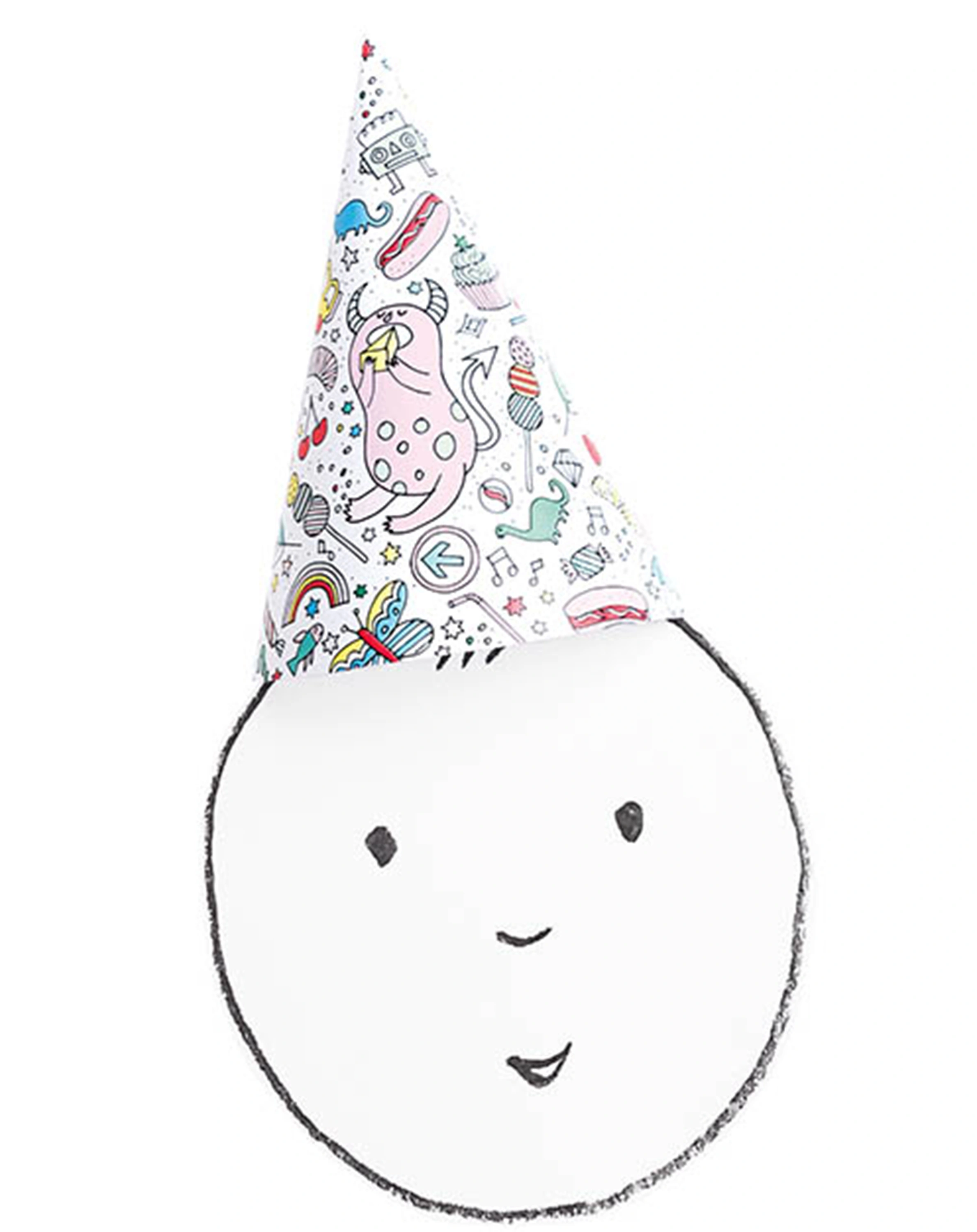 Partyhut MONSTER PARTY 8er-Pack