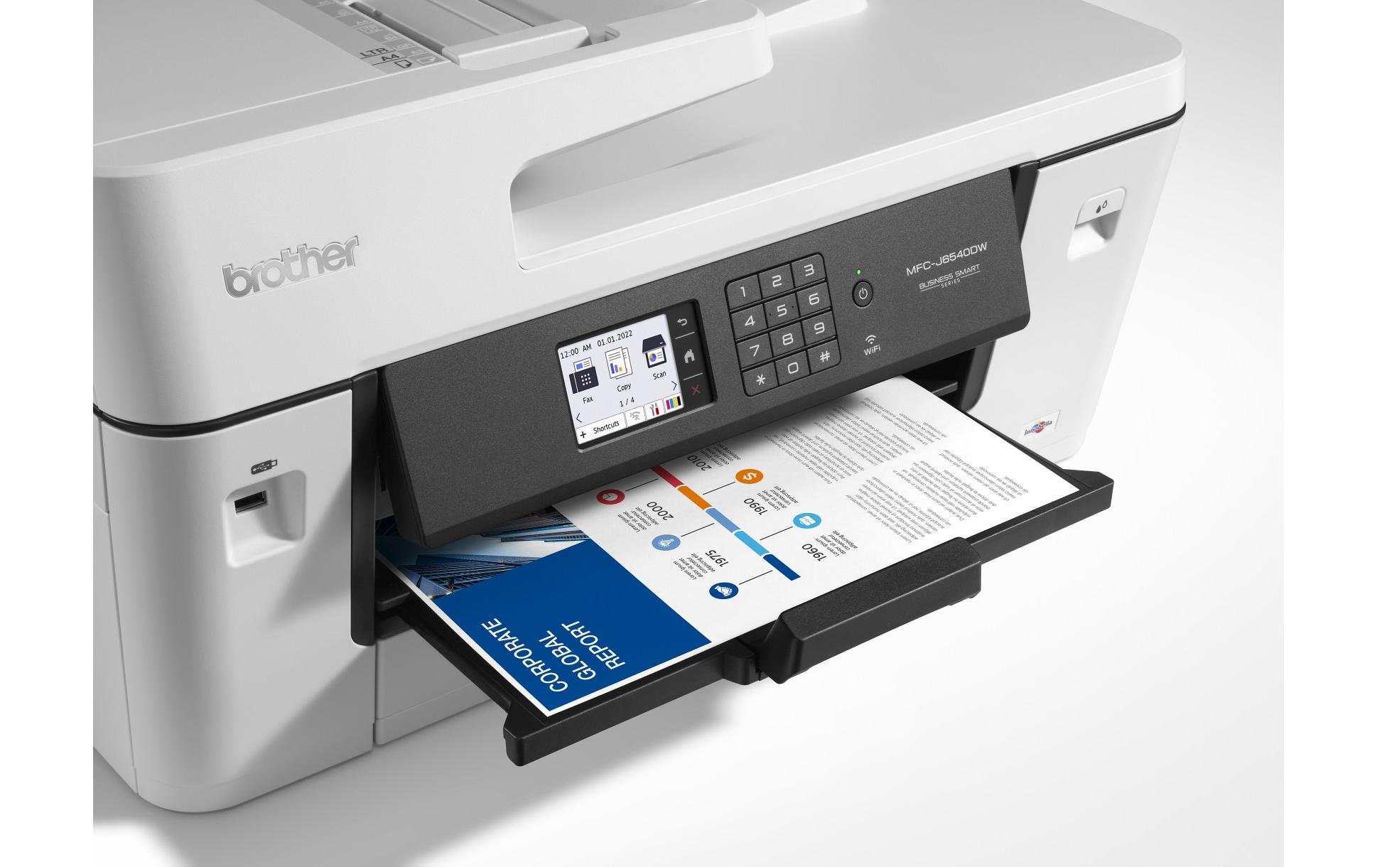 Multifunktionsdrucker MFCJ6540DWC1<br>Langlebiger, professioneller A3-All-in-One-Drucker für anspruchsvolle kleine Büros und Arbeitsgruppen