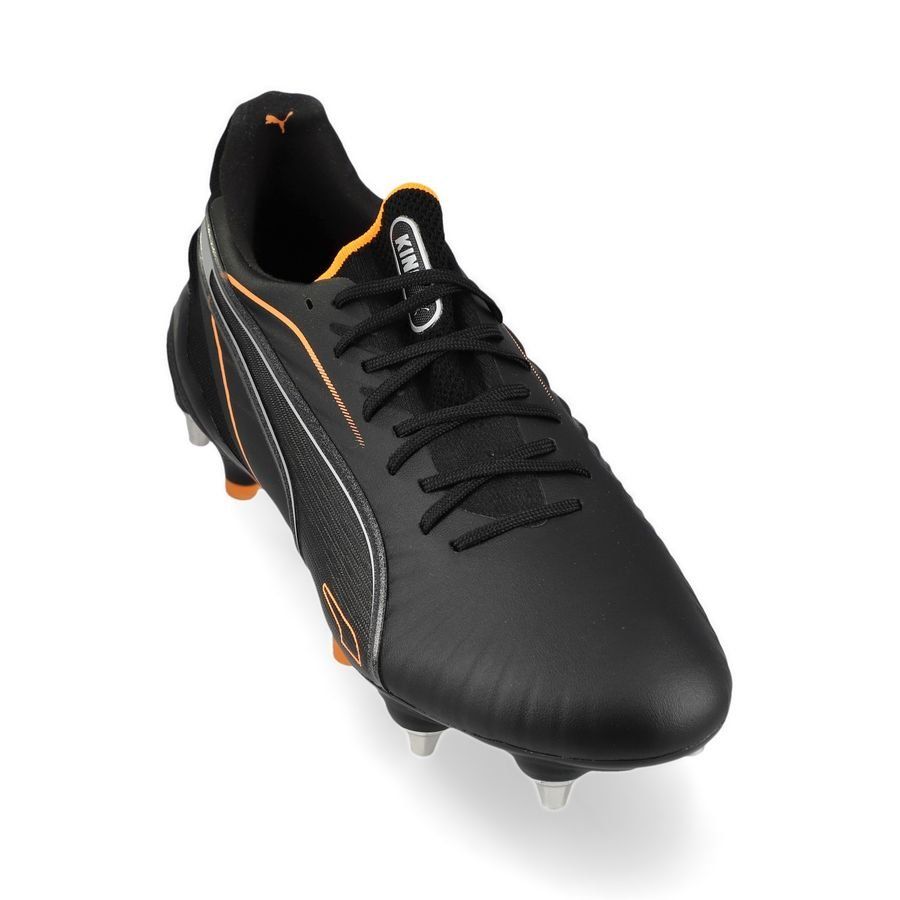 PUMA King Ultimate SG Eclipse - Noir/Heat Fire/Argenté