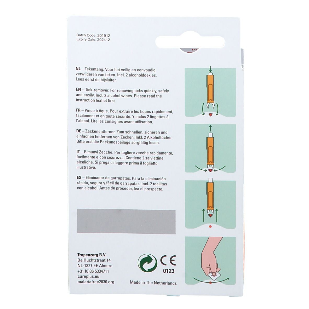 care PLUS® Zeckenzange