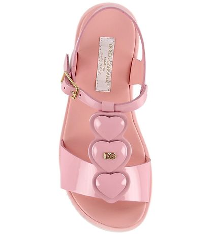 Dolce & Gabbana Sandalen - Rosa m. Herzen